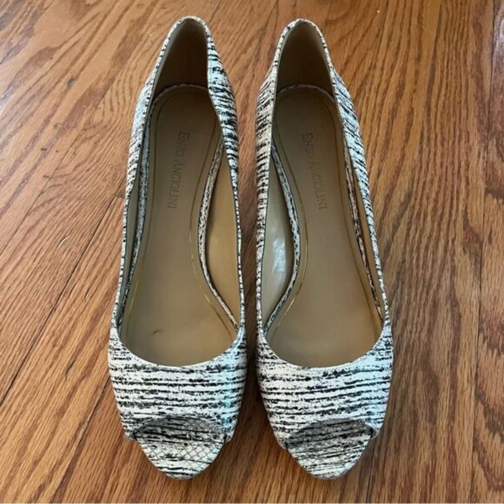 Enzo Angiolini Eagelbellae Peep Toe Heels